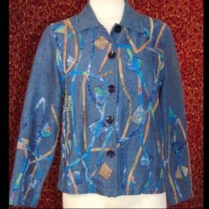 LIFESTYLE blue long sleeve jacket M✨